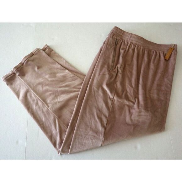 SKIMS AP-LPT-0781 Women's Sz 3XL Dusk/Light Pink Velour Track Pants - Picture 9 of 10